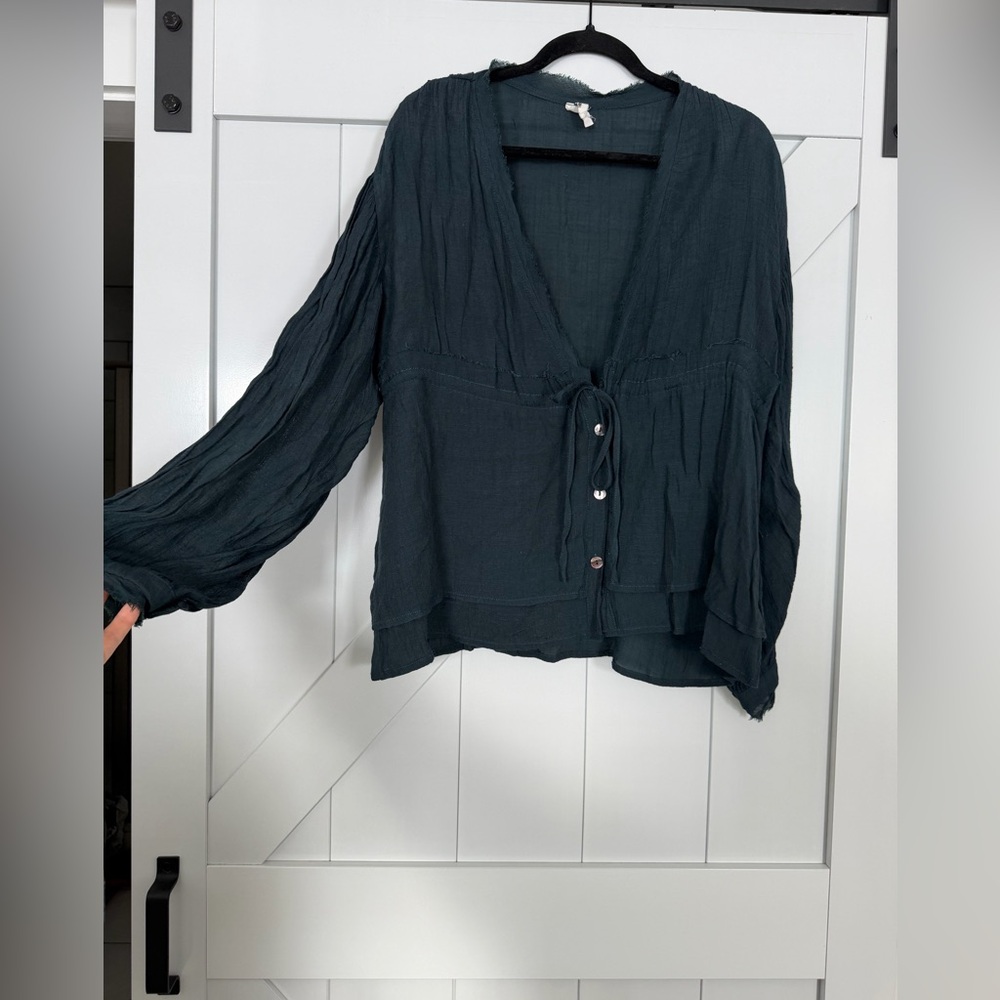 Elegant navy blue Women's Top